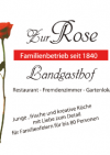 Landgasthof „Zur Rose“